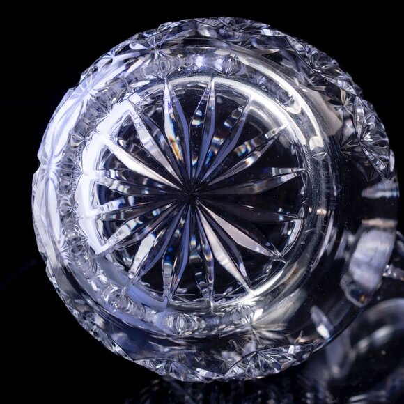 Tiffany and Co. Crystal Water Pitcher With Hand-Cut Floral Design | Sybil - Picture 5 of 10